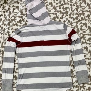 4her Carl Banks Tops - FSU Fashion Striped Hoodie 4her Carl Banks Tops - FSU Fashion Striped Hoodie